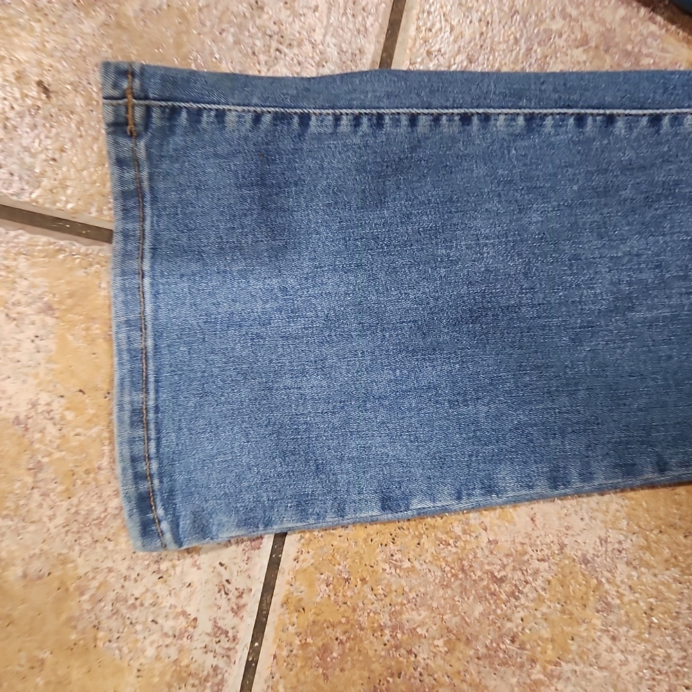 We The Free High Rise Blue Flare Jeans Womems Size 27 - Picture 6 of 6